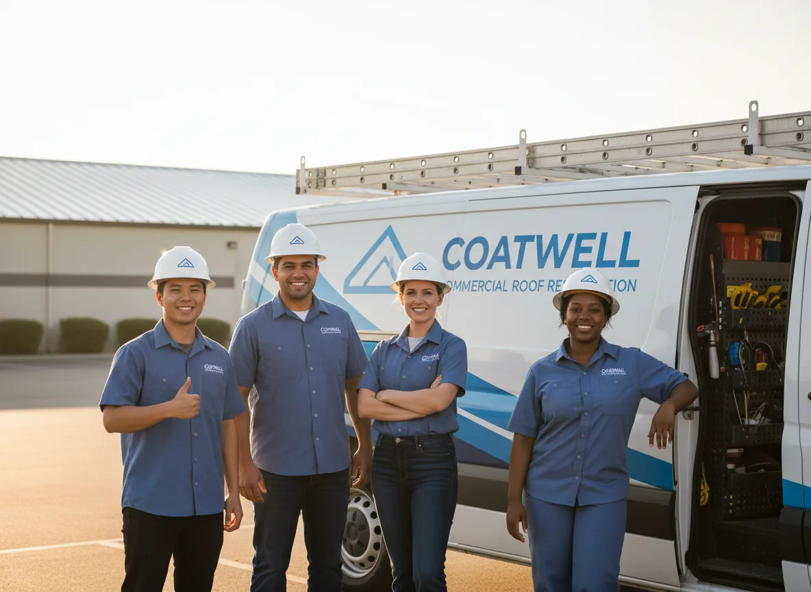 Commercial roof coating company in Volga, IA